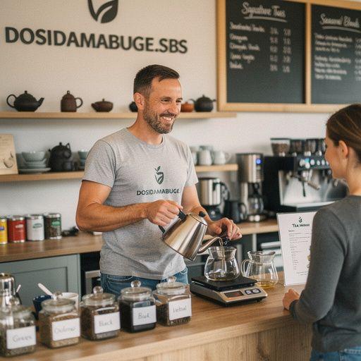 Záber na lístky čaju Gyokuro, ktoré sú starostlivo zberané z japonských záhrad.